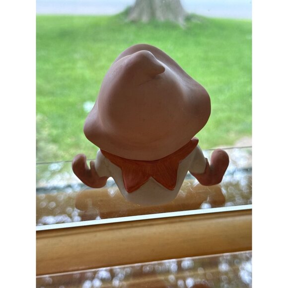 Vintage Homco Ceramic Pixie Elf Figurine Tabletop Sitter - Picture 3 of 5